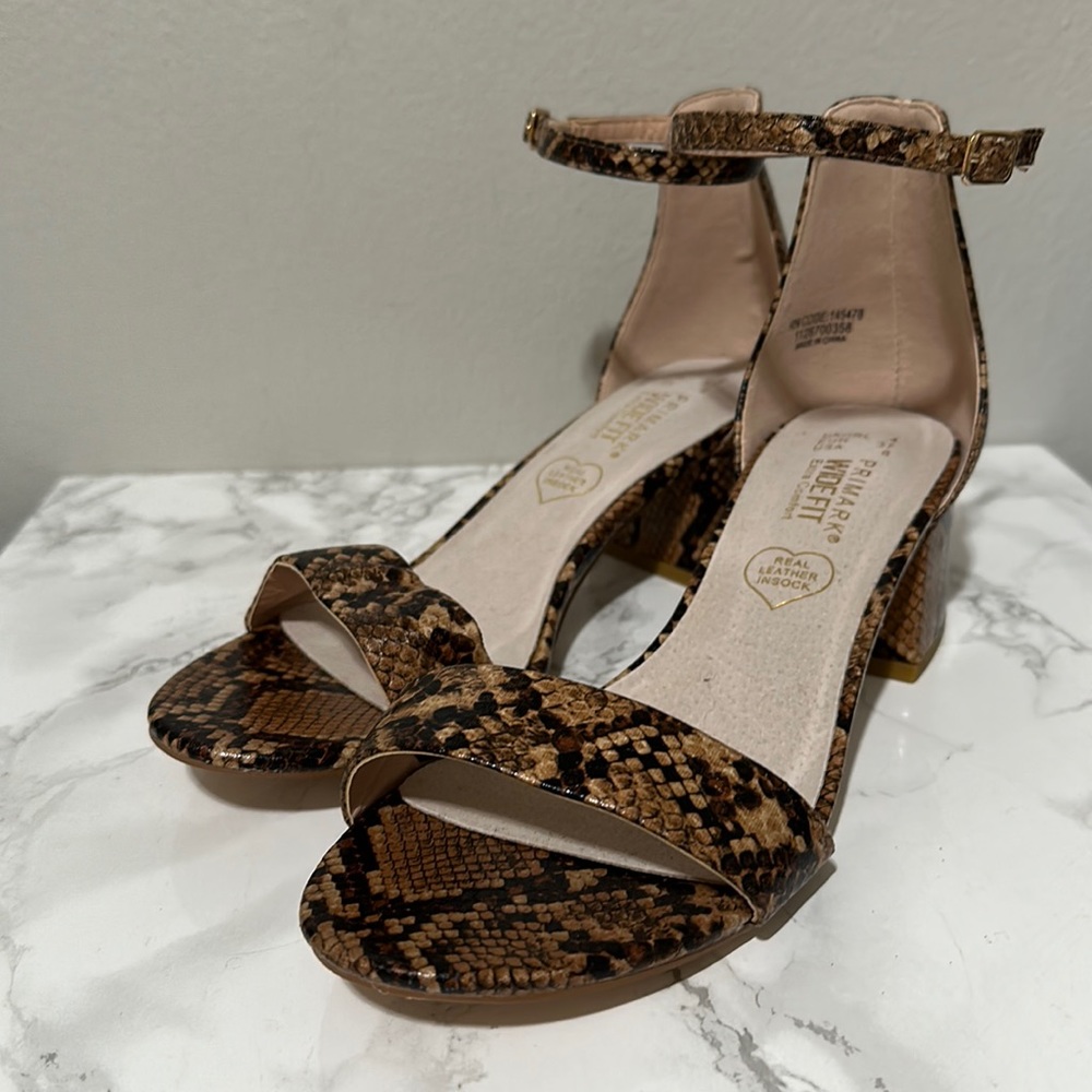 Snakeskin sandals